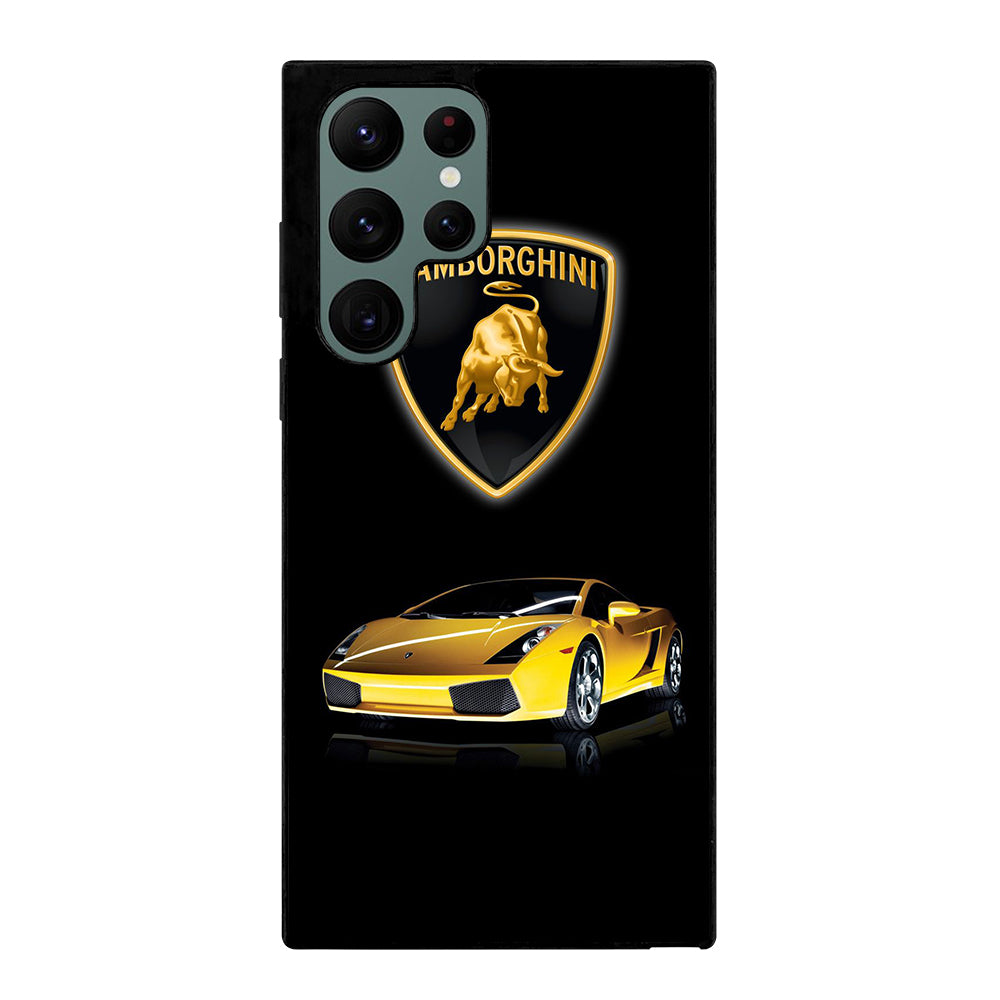 LAMBORGHINI YELLOW CAR LOGO Samsung Galaxy S22 Ultra Case Cover