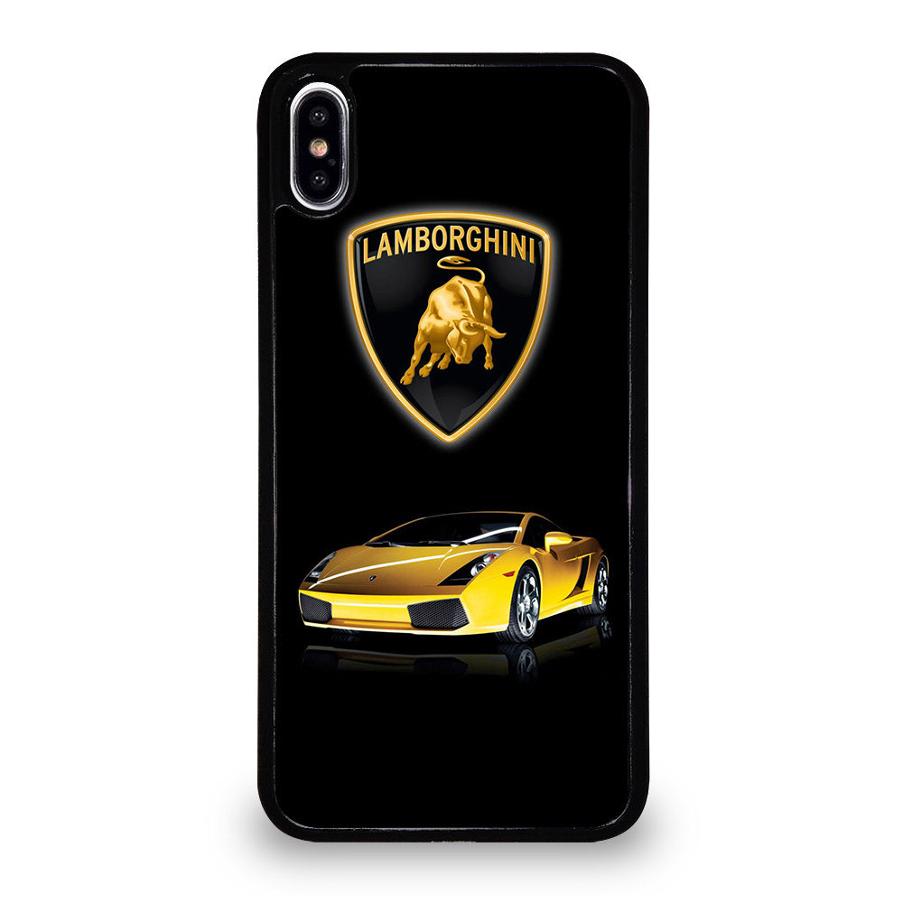 LAMBORGHINI YELLOW CAR LOGO iPhone XS Max Case Cover