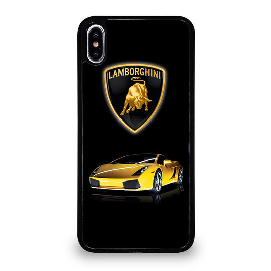 LAMBORGHINI YELLOW CAR LOGO iPhone XS Max Case Cover