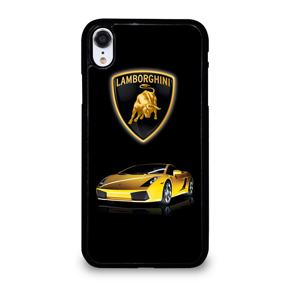 LAMBORGHINI YELLOW CAR LOGO iPhone XR Case Cover