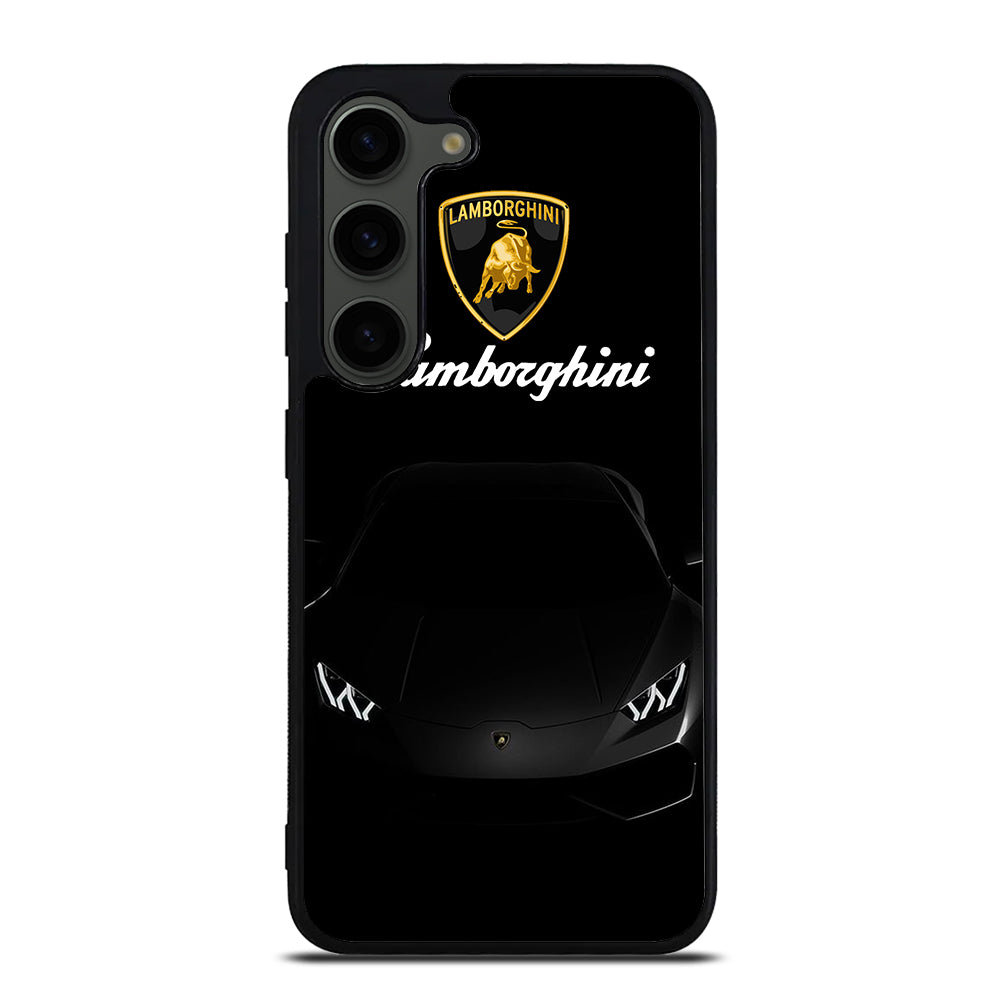 LAMBORGHINI BLACK CAR Samsung Galaxy S23 Plus Case Cover