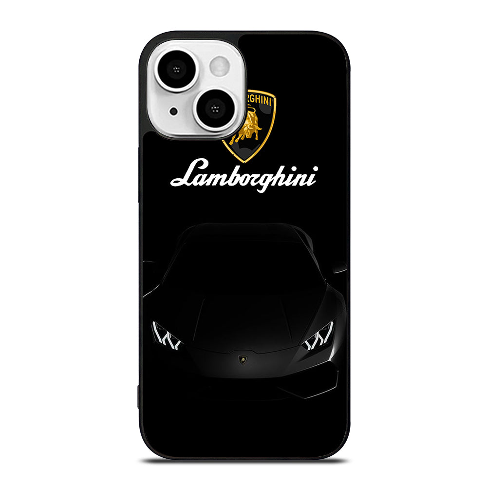 LAMBORGHINI BLACK CAR iPhone 13 Mini Case Cover