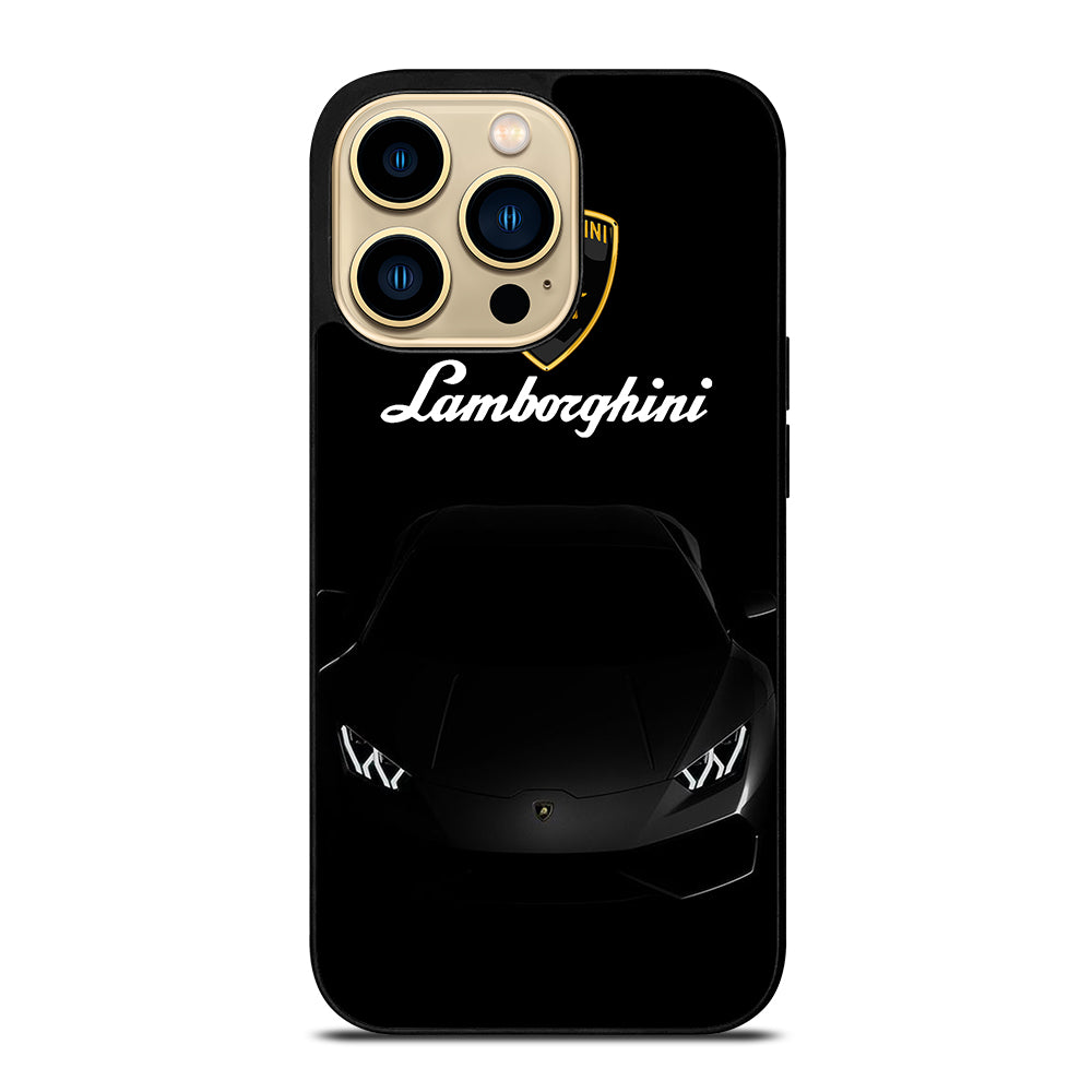 LAMBORGHINI BLACK CAR iPhone 14 Pro Max Case Cover