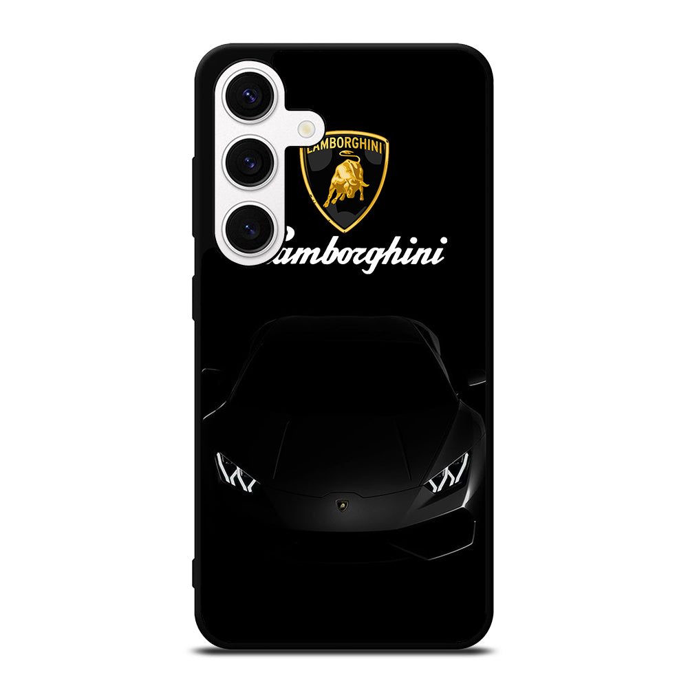 LAMBORGHINI BLACK CAR Samsung Galaxy S24 Case Cover
