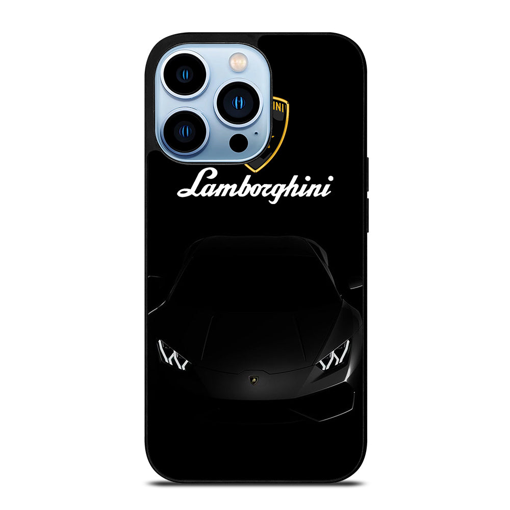 LAMBORGHINI BLACK CAR iPhone 13 Pro Max Case Cover