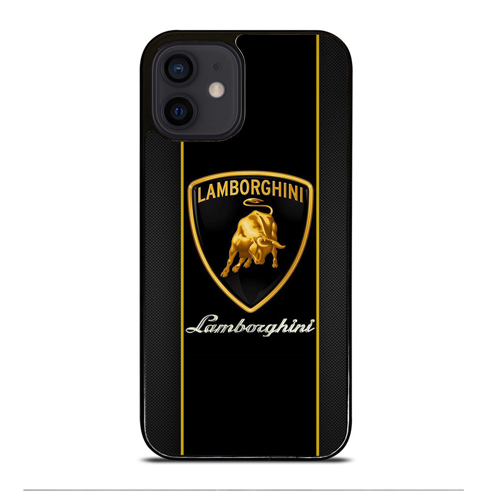 LAMBORGHINI CARBON LOGO iPhone 12 Mini Case Cover