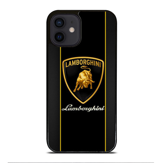 LAMBORGHINI CARBON LOGO iPhone 12 Mini Case Cover