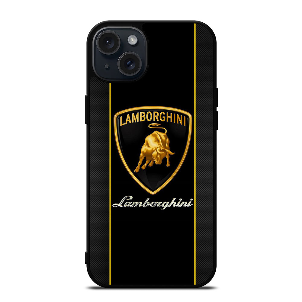LAMBORGHINI CARBON LOGO iPhone 15 Plus Case Cover