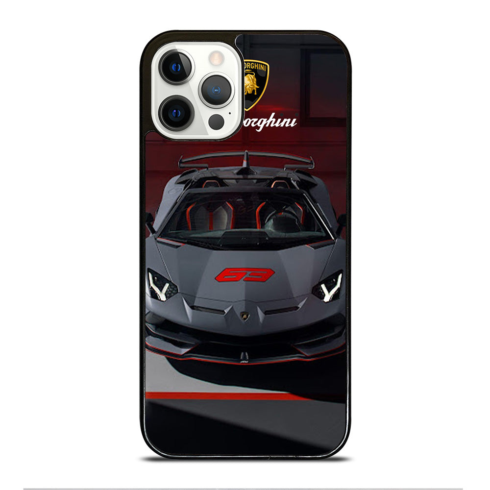 LAMBORGHINI GREY CAR iPhone 12 Pro Case Cover