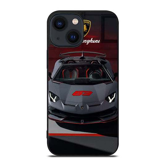 LAMBORGHINI GREY CAR iPhone 14 Plus Case Cover