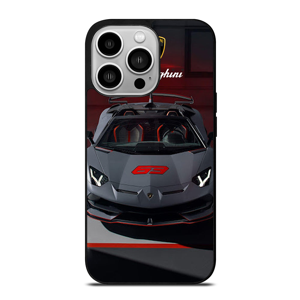 LAMBORGHINI GREY CAR iPhone 14 Pro Case Cover