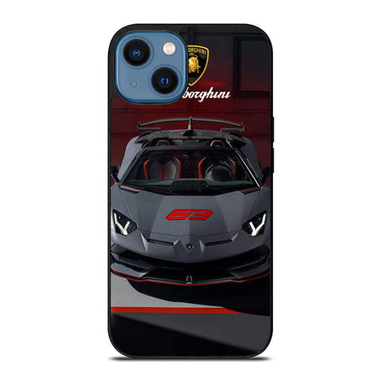 LAMBORGHINI GREY CAR iPhone 14 Case Cover
