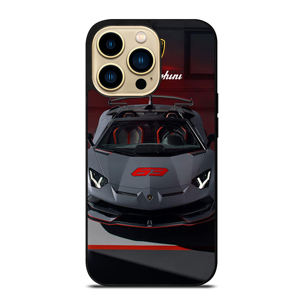 LAMBORGHINI GREY CAR iPhone 14 Pro Max Case Cover
