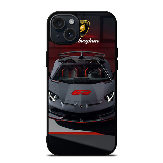 LAMBORGHINI GREY CAR iPhone 15 Plus Case Cover