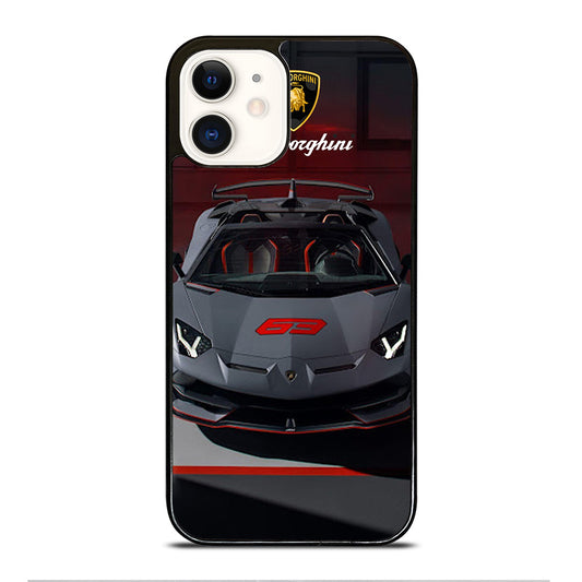 LAMBORGHINI GREY CAR iPhone 12 Case Cover