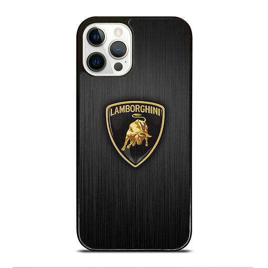 LAMBORGHINI METAL LOGO iPhone 12 Pro Case Cover