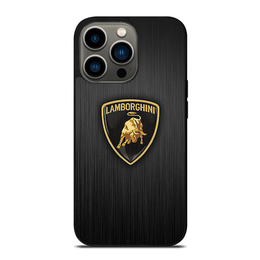 LAMBORGHINI METAL LOGO iPhone 13 Pro Case Cover