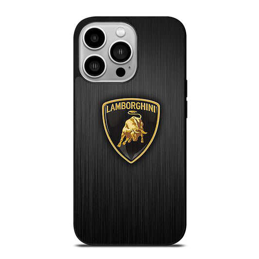 LAMBORGHINI METAL LOGO iPhone 14 Pro Case Cover