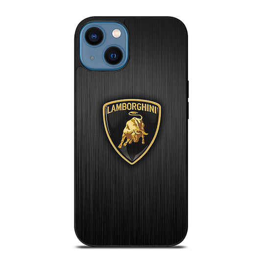 LAMBORGHINI METAL LOGO iPhone 14 Case Cover