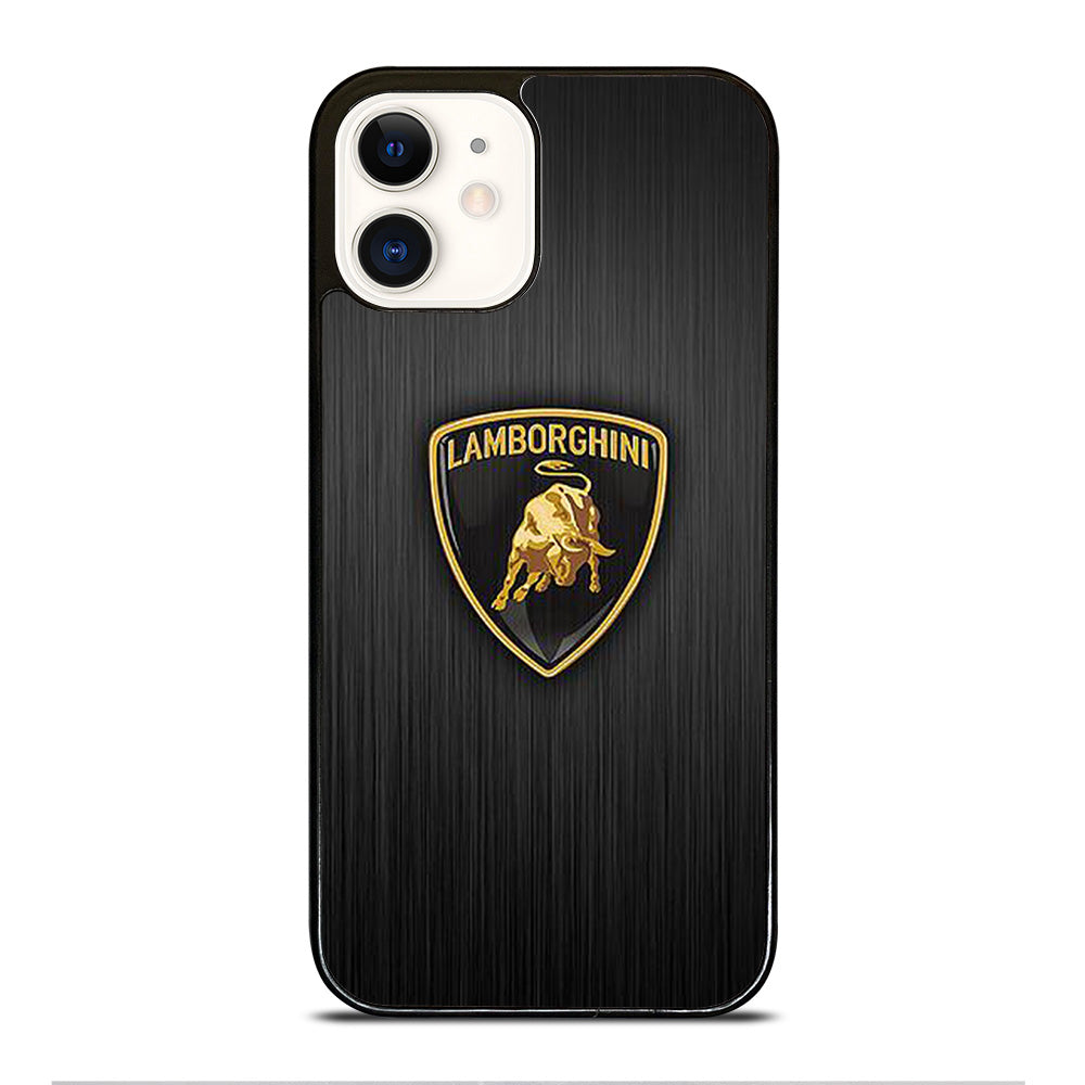 LAMBORGHINI METAL LOGO iPhone 12 Case Cover