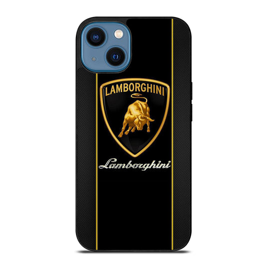 LAMBORGHINI STRIPE BLACK iPhone 14 Case Cover
