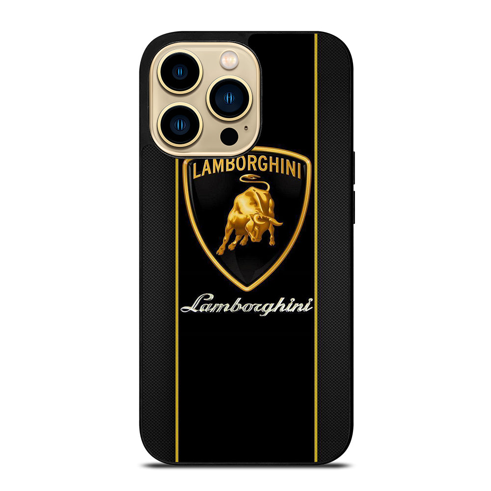 LAMBORGHINI STRIPE BLACK iPhone 14 Pro Max Case Cover