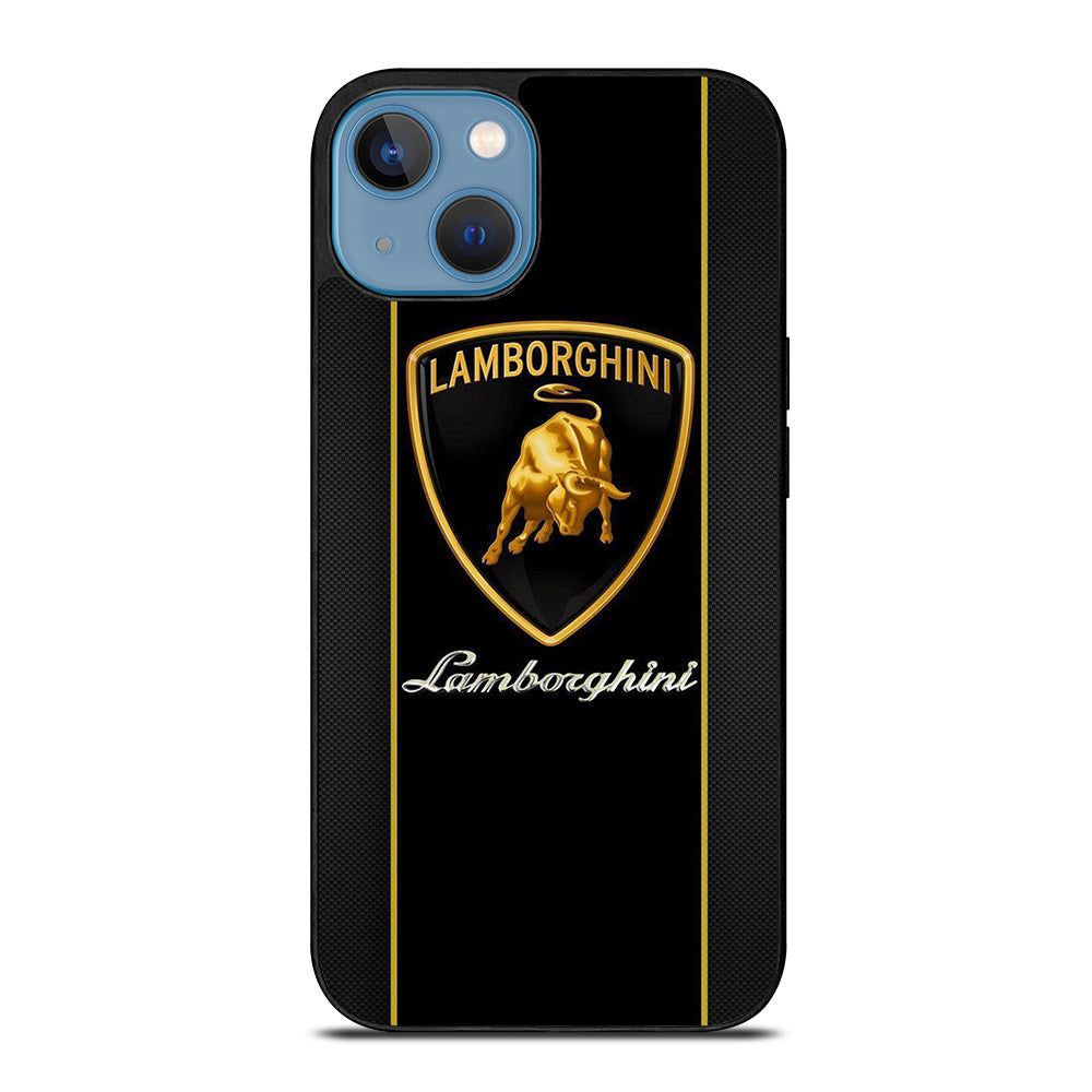 LAMBORGHINI STRIPE BLACK iPhone 13 Case Cover