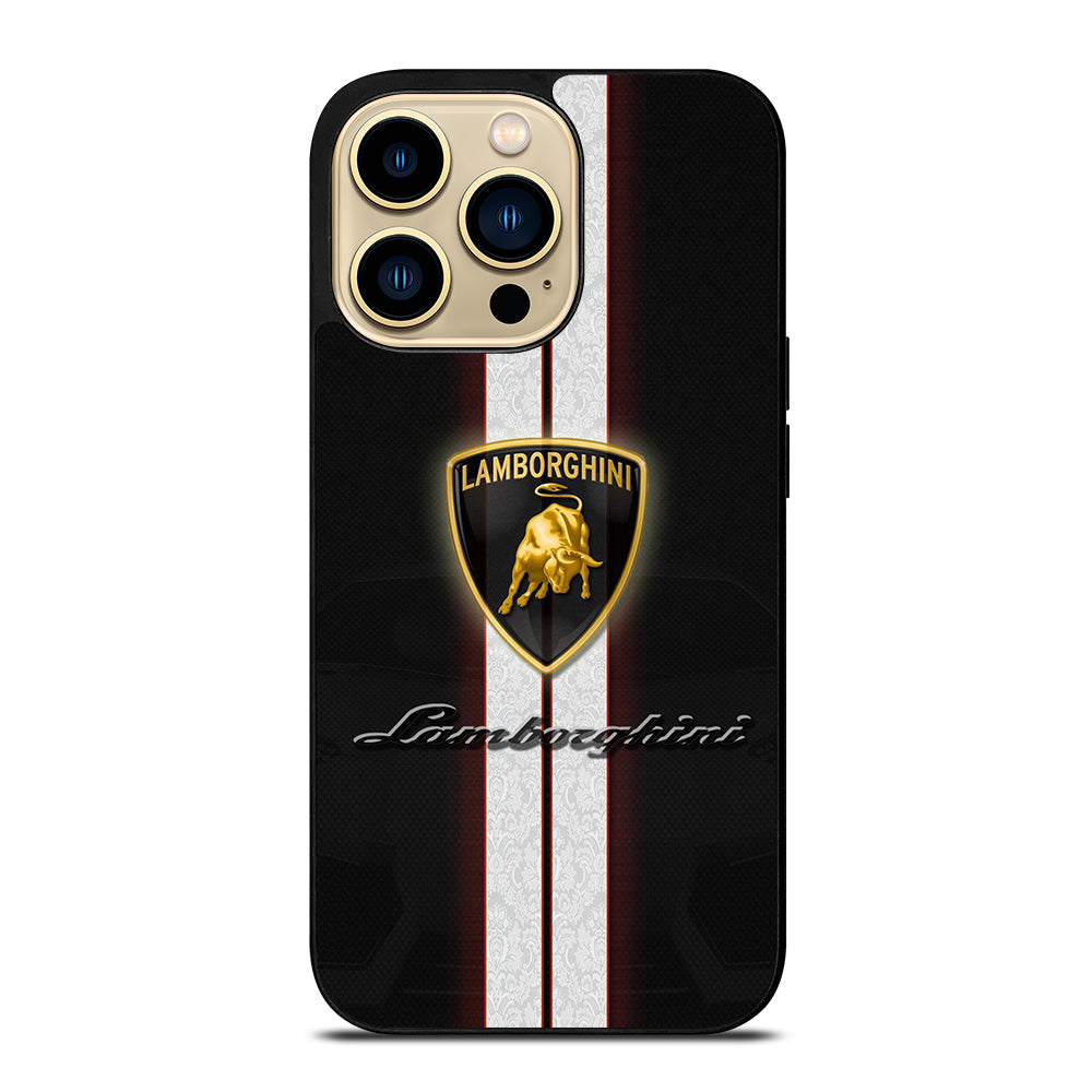 LAMBORGHINI STRIPE LOGO iPhone 14 Pro Max Case Cover