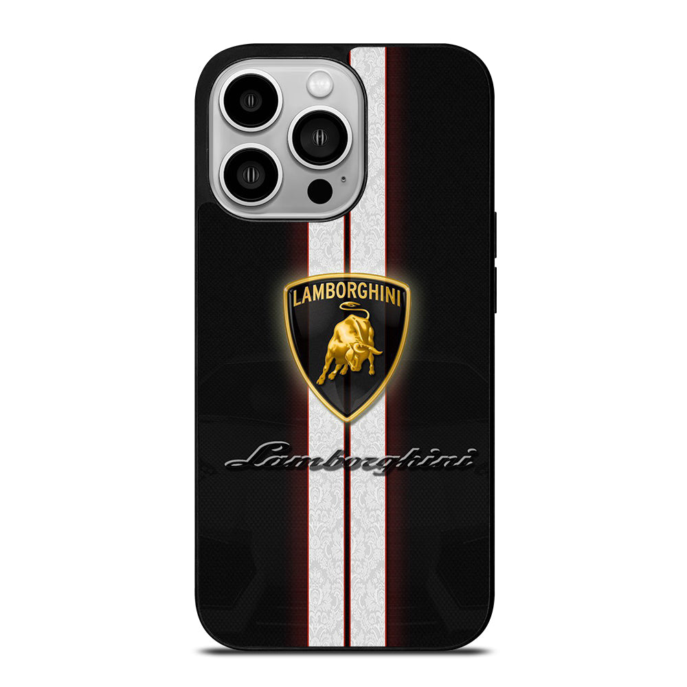 LAMBORGHINI STRIPE LOGO iPhone 14 Pro Case Cover