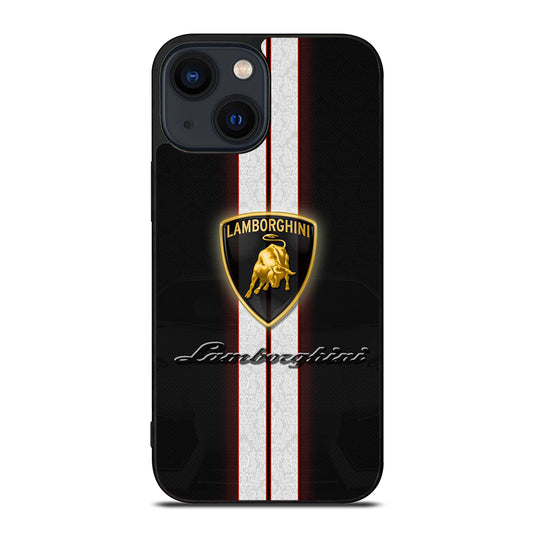 LAMBORGHINI STRIPE LOGO iPhone 14 Plus Case Cover