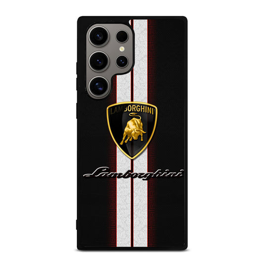 LAMBORGHINI WHITE STRIPE LOGO Samsung Galaxy S24 Ultra Case Cover