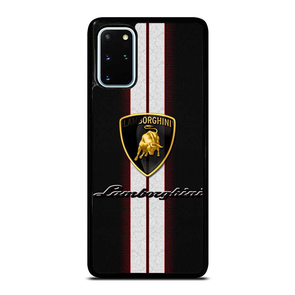 LAMBORGHINI WHITE STRIPE LOGO Samsung Galaxy S20 Plus Case Cover