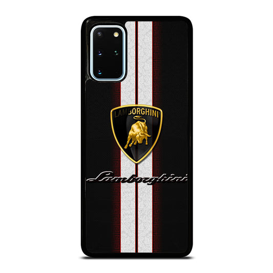 LAMBORGHINI WHITE STRIPE LOGO Samsung Galaxy S20 Plus Case Cover