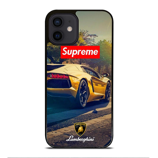 LAMBORGHINI YELLOW CAR iPhone 12 Mini Case Cover