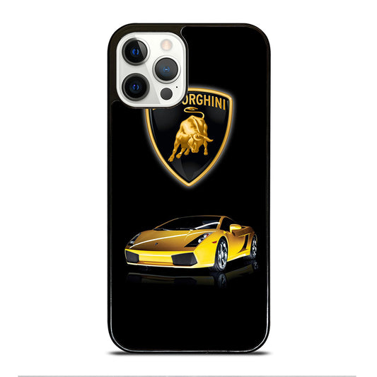 LAMBORGHINI YELLOW CAR LOGO iPhone 12 Pro Case Cover