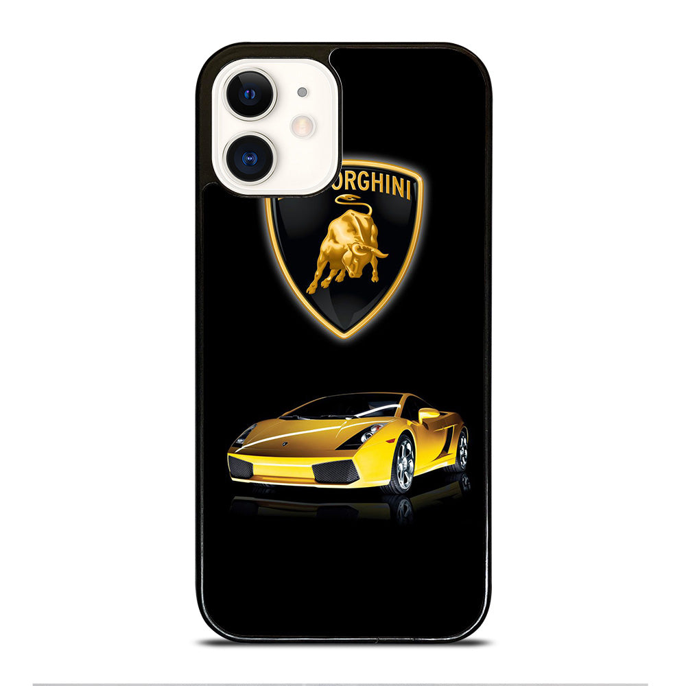 LAMBORGHINI YELLOW CAR LOGO iPhone 12 Case Cover