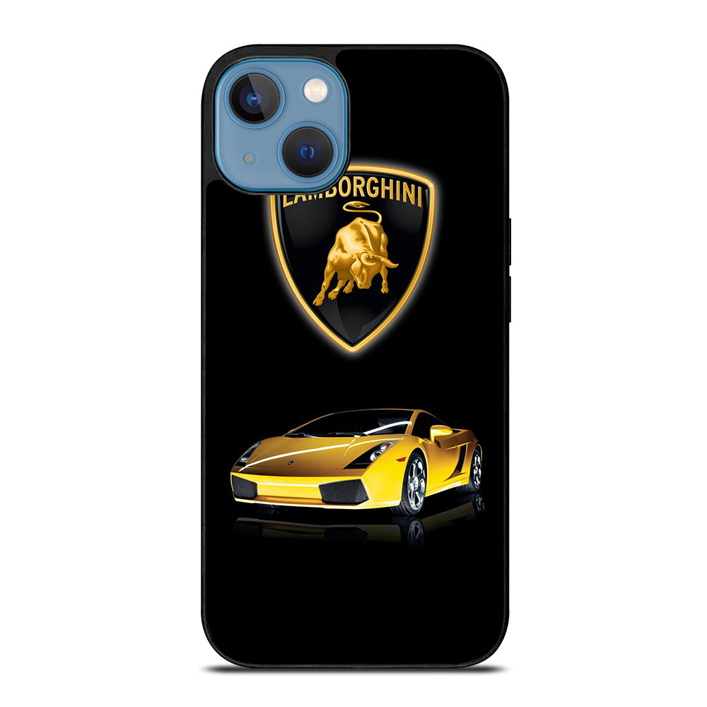 LAMBORGHINI YELLOW CAR LOGO iPhone 13 Case Cover