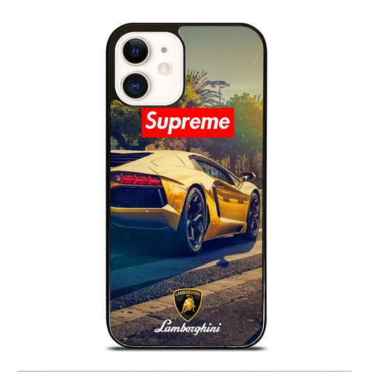LAMBORGHINI YELLOW CAR iPhone 12 Case Cover