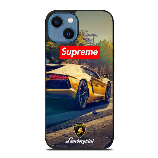 LAMBORGHINI YELLOW CAR iPhone 14 Case Cover