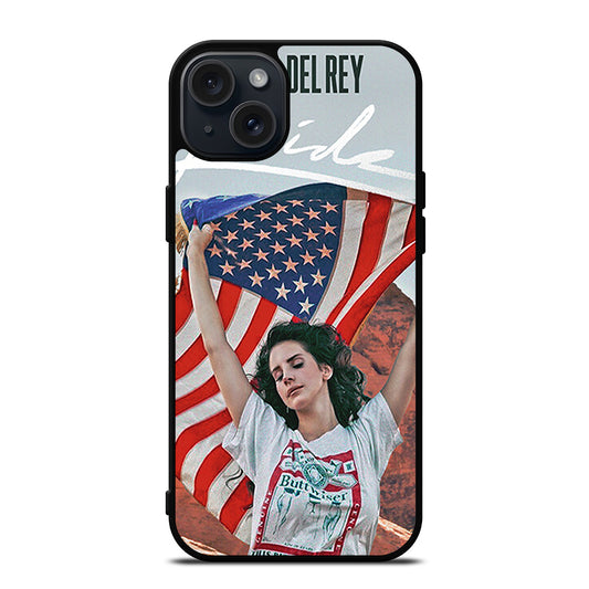 LANA DEL REY AMERICAN FLAG iPhone 15 Plus Case Cover