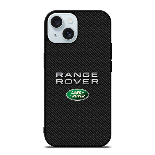 LAND ROVER CARBON LOGO iPhone 15 Case Cover