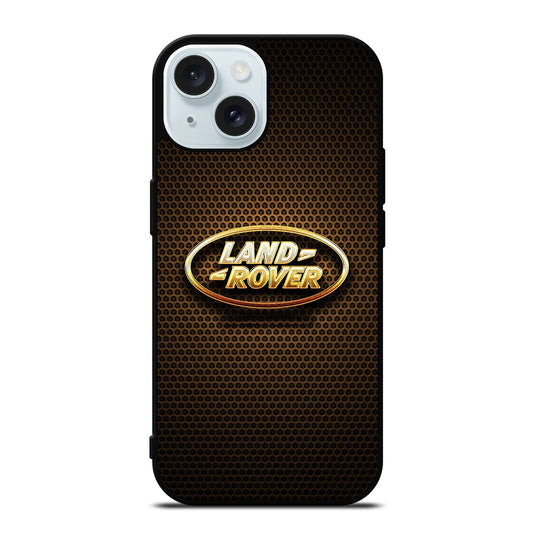 LAND ROVER GOLD LOGO iPhone 15 Case Cover