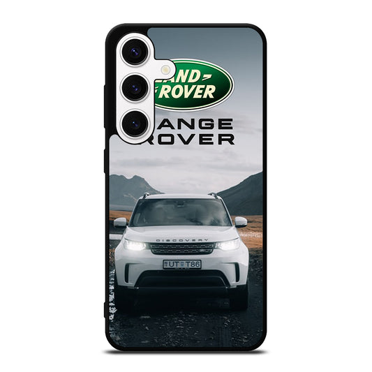LAND ROVER WHITE CAR Samsung Galaxy S24 Case Cover