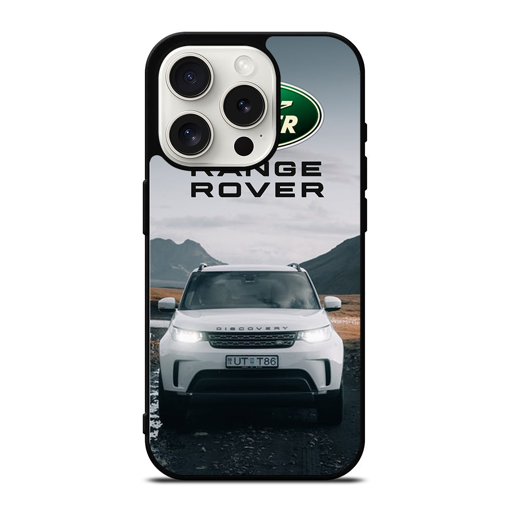 LAND ROVER WHITE CAR iPhone 15 Pro Case Cover