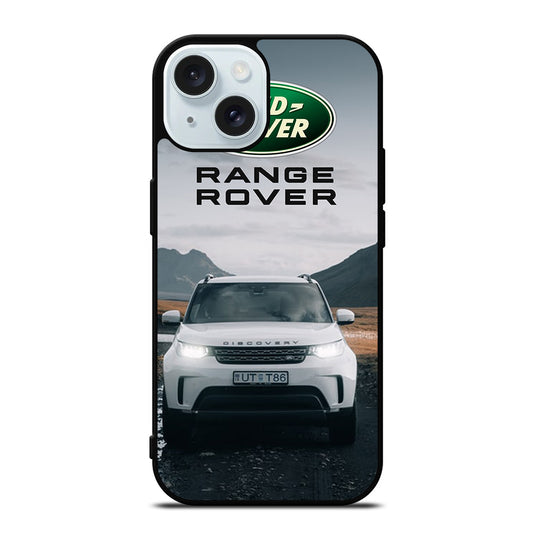 LAND ROVER WHITE CAR iPhone 15 Case Cover