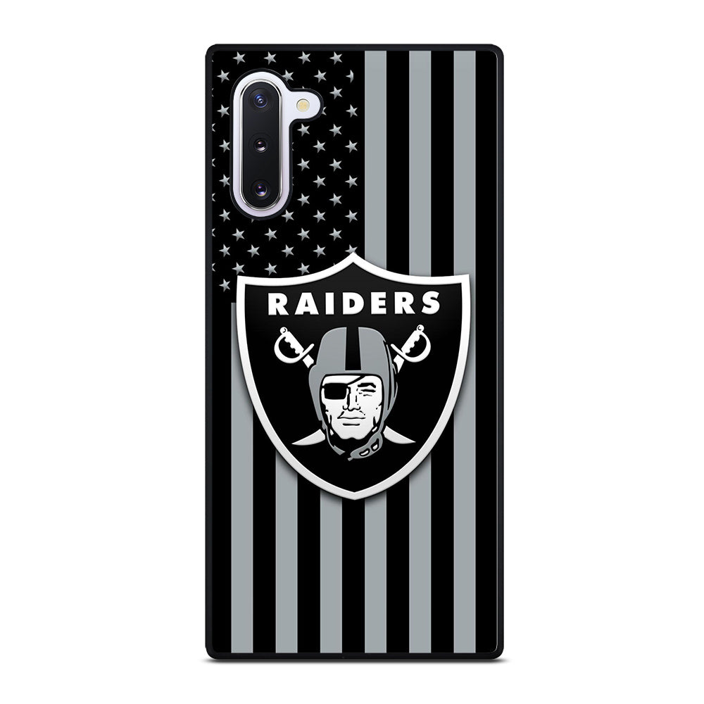 LAS VEGAS RAIDERS AMERICAN FLAG LOGO Samsung Galaxy Note 10 Case Cover