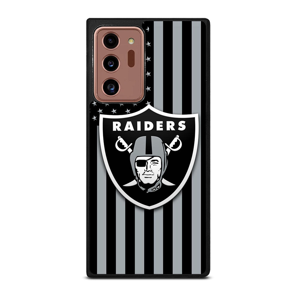 LAS VEGAS RAIDERS AMERICAN FLAG LOGO Samsung Galaxy Note 20 Ultra Case Cover