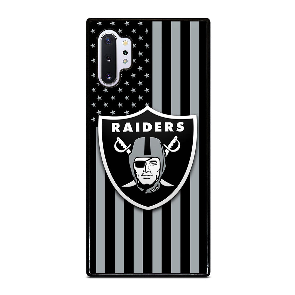 LAS VEGAS RAIDERS AMERICAN FLAG LOGO Samsung Galaxy Note 10 Plus Case Cover
