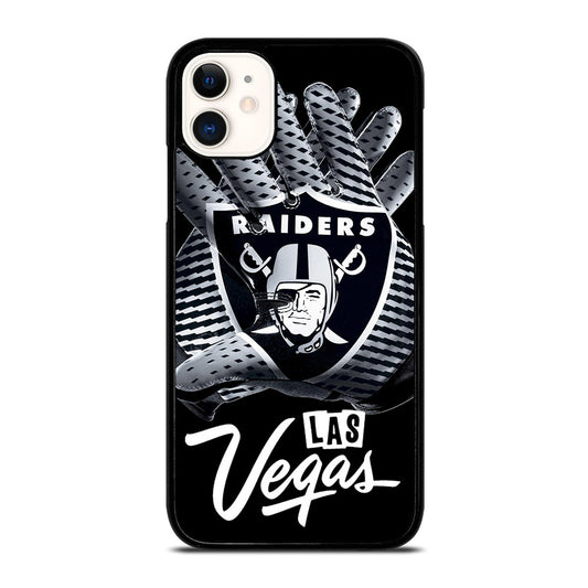 LAS VEGAS RAIDERS GLOVES iPhone 11 Case Cover