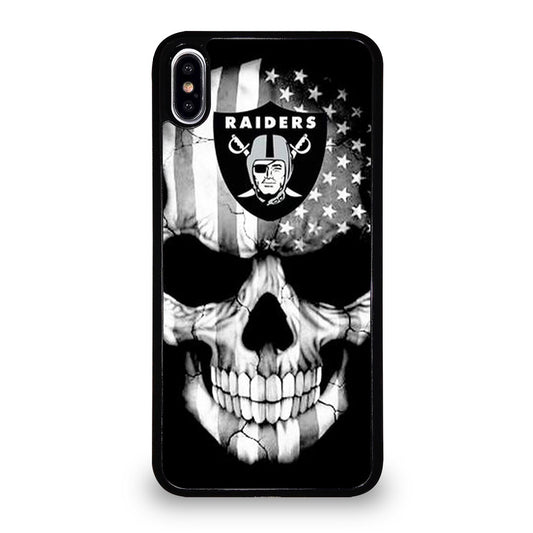 LAS VEGAS RAIDERS SKULL LOGO iPhone XS Max Case Cover